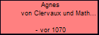 Agnes von Clervaux und Matheflon