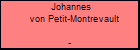 Johannes von Petit-Montrevault