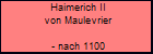 Haimerich II von Maulevrier