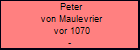 Peter von Maulevrier