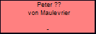 Peter ?? von Maulevrier